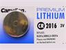 3V 81mAH Lithium Coin Cell Battery • 20 Ø x 1.6mm [CR2016]