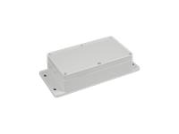 Plastic Waterproof ABS Enclosure, 225g, Rated IP65, Size : 158x91x46 mm, 3mm Body Thickness, Impact Strength Rating IK07, Box Body and Cover Fixed with 4X Stainless Screws, Silicone Rubber Seal, Internal Lug for Circuit Board or DIN Rail Track. [XY-ENC WPP7-01 MSF]