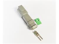 Deutsch Automotive Male Receptacle - 2 Pole come with W2-P Wedge Lock and Two 0460-202-16141 Size 16 Male Contacts. [DT04-2P-E008 KIT]