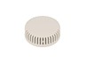 ABS Plastic Miniature Enclosure - Snap-Fit / Wall-Mount Round 60x20mm Vented IP30 - Grey [1551V12GY]