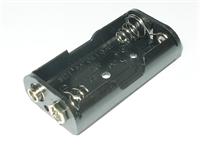 Battery Holder with Snap Terminal for 2 pcs of AA [UM3X2ST]