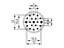 Circular Connector M23 Signal Male Crimp Insert CW- 19 Pole for 16x1mm/ 3x1,5mm Contacts - 8/10A @ 320VAC Max. [7003919101]