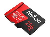 Micro SD Card 256GB + Adaptor Class 10 90~100MB/s [MICRO SD CARD 256GB+ADPT-NETAC]