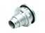 Circular Conector M9 Panel Flange Male 3 Pole Front Mount Solder Terminal IP67 [09-0407-80-03]