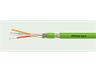 4 Core 0,64mm Square Profinet/Industrial Ethernet Cable Green Pur Jacket. [CAB02PR PROFINET TYPE A]