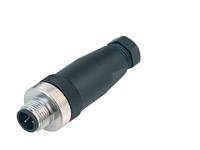 Circular Connector M12 US COD (1/2" UNF) Cable Male Striaght. 3 Pole Screw Terminal IP67 [99-2429-14-03]