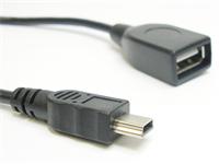 Cable USB A female ~ USB Mini 30cm [USB CABLE 30CM AF-MINI USB #TT]