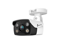 TP-LINK VIGI Full-Color Outdoor Bullet Network Camera 4MP 2.8mm LENS, 1/3” CMOS, 30m IR, Max RES:2560x1440, DWDR, H2.65+, BLC/3D DNR/HLC/Smart IR, 3D DNR, 1xRJ45 10/100M, Built-In Microphone & SPKR, PSU:12VDC, PoE (802.3af/at), ONVIF, IP67 [TP-LINK VIGI C340 2.8MM]