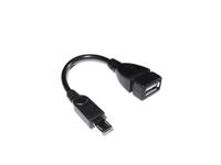 Micro USB Lead (Blackberry) to USB-A Female, Approx :10cm Cable Length [USB CABLE AF-MICRO #TT]