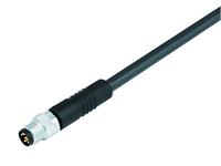 Cordset M8 Male Straight Connector 6 Pole Single End - 2M Pure Cable 1,5A /30VDC IP67 [77-3405-0000-50006-0200]