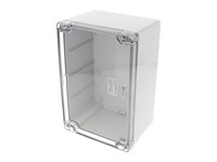 Polycarb Enclosure 180X120X90MM Clear Lid Grey Body IP66 [1554T2GYCL]