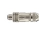 Circular Connector M12 A COD Cable Male Straight. 8 Pole Screw. Clamp Terminal PG9 Cable Entry - Shielded with SHLD. Ring IP67 [CM12AM8S-CW/9-SH]
