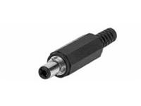 Inline DC Power 2.1mm Plug • Locking Dent with Sleeve [MP121CR]