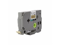 Brother Compatible Label Cartridge, TZE in Black on Gold Tape 12mm (8metres), AZE-831 = BRH TZE 831 [AZE-831]