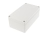 Watertight IP66 Grey Polycarbonate Enclosure Flat Lid in 160x90x60mm Size [1554J2GY]