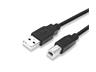 Printer Cable USB 3m- USB A Male to B Male Black [PRINTER CABLE USB 3M BLK]