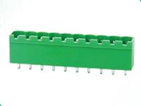 5mm Pluggable Terminal Block • 3 way • 12A – 250V • Straight Pins • Green [CPM5-3E]