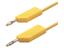 2M PVC Test Lead with 4mm Banana Plug; Yellow in Colour [MLN200/1 YELLOW]