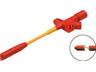 4mm Clamp type Test Probe • Red • Stainless steel tip [KLEPS2700 RED]
