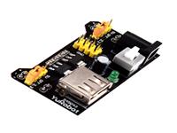 Breadboard Power Module with Mini USB and DC Power Jack (Fits 5,5cm Width Breadboard) [BMT BREADBOARD POWER MODULE]