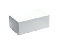 ABS Plastic Box with Screw Lid In White L-202MM X W-122MM X H-77MM [ABSE55 WHITE]