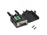 DB9 Male Solderless Connector. DB9 Male Breakout RS232 D-SUB Serial to 9-Pin Port Terminal Connector Breakout Board with Case and Thumb Screws [BDD DE9P THUMB SCREW D-SUB]