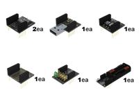 RFD90102 :: RFduino 7pc Project Development Kit contains 2 x RFduinos + 1 x USB Shield + various Shields [RFDUINO PROJECT DEV KIT]