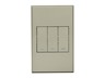 VETI 3 Three Lever One Way Switch 4x2 (100x50mm) Titanium [VETI 3V113TT]