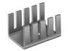 Finger-Shaped Heatsink for TO-220 • pattern Drilled • Rth= 24 K/W • Length : 19.1mm • Black Anodised surface [FK231SA220]