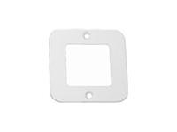 One double module cover plate (3x3) - white [VMC163WT]