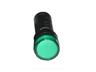 Indicator LED Lamp Green 12VAC/DC 2W Panel Cutout=16mm [L200EG-12]