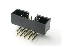 10 way 2.0mm PCB Right Angled Pins DIL Pin Box Header [617100]