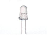 3mm Round LED Lamp • White - IV=6000mcd • Clear • 30mA [L-7104QWC-G]