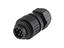 Circular Connector RD24 Style Hirschmann 7 Pole(6P+Earth) Cable End Male Straight Strain Relief Solder Terminal. 10A/250VAC. Cable OD 6-12mm. IP67 (934126100) [CA6LS]