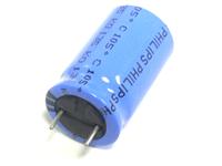 Mini Low Impedence Electrolytic Capacitor • Lead Space: 5mm • Radial • Case Size: φD 13mm, Height 26mm • 470µF • ±20% • 63V [470UF 63VR EXR]