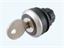 Key Switch Actuator • 30mm Standard Bezel • 1 Inlet -3 pos., Left and Right Latching 90° [K309L3L1]