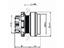 Push Button Actuator Switch Illuminated Momentary • White Sunken Lens • Black 30mm Bezel [P303MW]