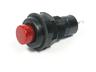 Panel-Mount Push Button Switch • Momentary • Form : SPST-0-(1) • 3A-125 VAC • Solder-Lug • Red-Button [DS283R]