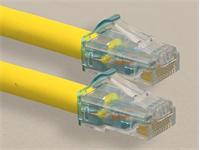 5m Gigaspeed X10D GS10E Cat6A UTP Double ended non-plenum Modular Patch Cable in Yellow Colour [CMS CPC7732-09F019]