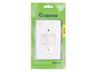 Crabtree Classic 2 Lever 1 Way Switch 4X2 with Metal Cover Plate White 50x100mm [CRBT 18011/101]