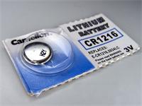 3V 31mAH Lithium Coin Cell Battery • 12.5 Ø x 1.6mm [CR1216]