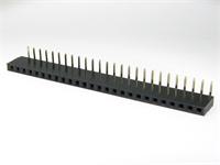 34 way 2.54mm PCB Right Angled Pins SIL Female Socket Header [724340]