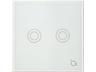 Airlive Smart Life IoT , Z-Wave Plus, Home Automation, Dual Touch, Dual Relay , Wall Mount Touch Switch. Nb : Wiring Of This Unit Requires A Neutral Line. [AIRLIVE DUAL WALL SWITCH SA-105]