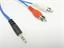 Patch Cord 3.5mm stereo plug~ to~2xRCA plug - 1.5m [PATCHC 3,5ST-2RCAP]