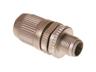 Circular Connector M12 D COD Cable Male Straight. 4 Pole Crimp Term 8mm Cable Entry Ring Shield IP67 [21038821405]