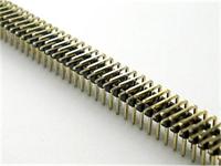 80 PCB DIL Pin Header with Right Angled Pins [611801]