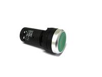Compact Push Button Switch Momentary Green - 22mm PCO 1no+1n/c - 10A/380VAC Screw Terminals IP40 [PB300MG]