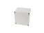 Polycarbonate 120x120x90mm IP66 Grey Body Clear Lid Enclosure [1554P2GYCL]
