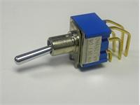 Midget Toggle Switch • Form : DPDT-1-0-(1) • 6A-125 VAC • Right-Angle-Ver.Mount [MS500IBVT]