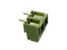 5mm Screw Clamp Low Profile Terminal Block • 2 way • 16A - 250V • Straight Pins Right Angle • Green [CII5-2SQAE]